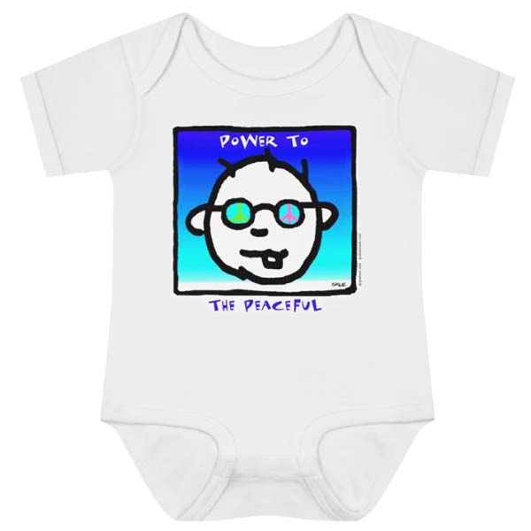 power to the peaceful onesie