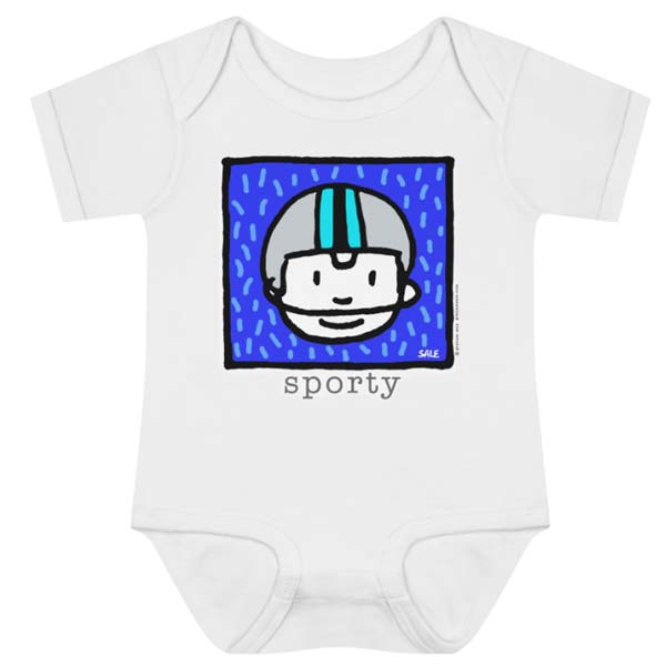 sporty football onesie