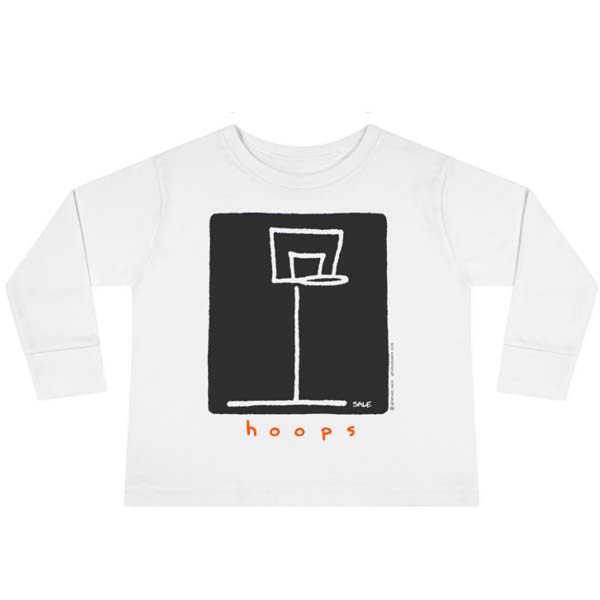 hoops black long sleeve t-shirt