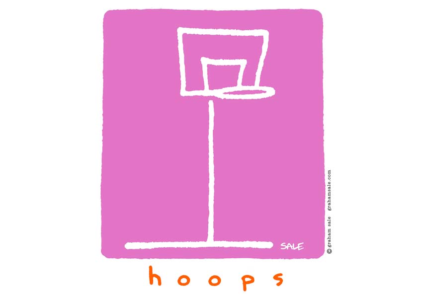 hoops pink