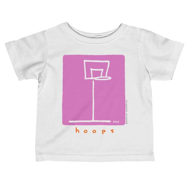 hoops pink t-shirt