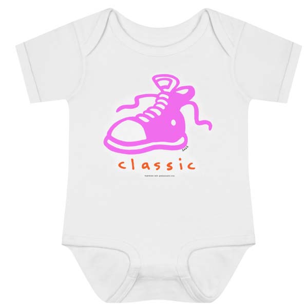 classic sneaker onesie