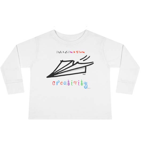 airplane creativity long sleeve t-shirt