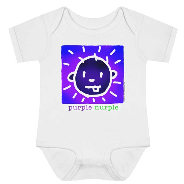 purple nurple onesie