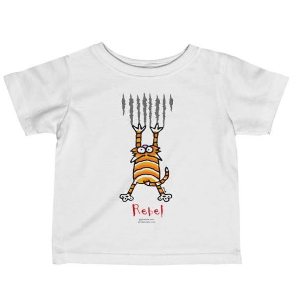 rebel cat t-shirt