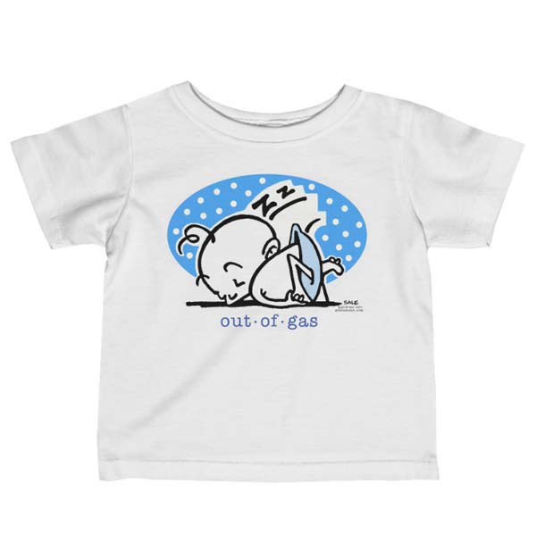 out of gas t-shirt