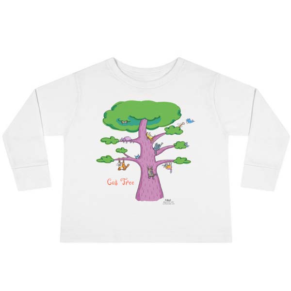 cat tree long sleeve t-shirt