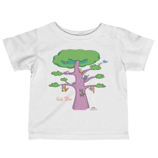 cat tree t-shirt