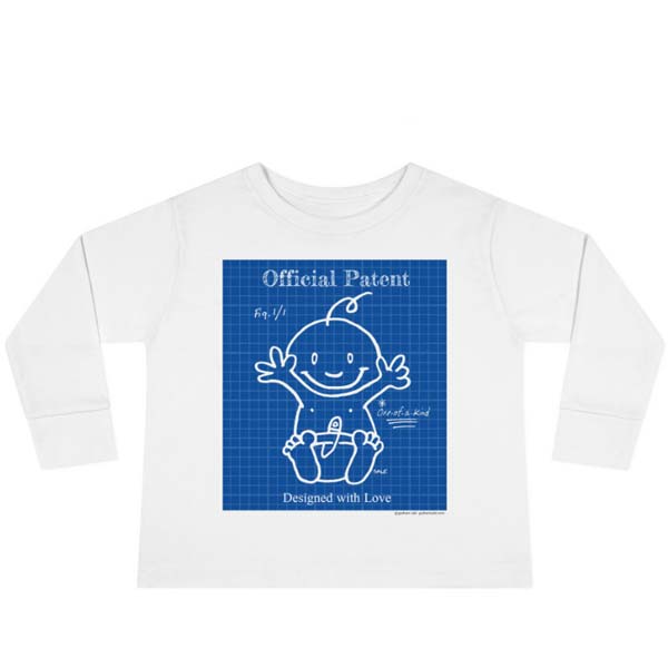 design patent long sleeve t-shirt