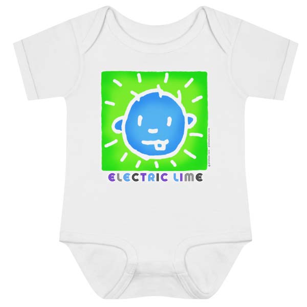 electric lime onesie