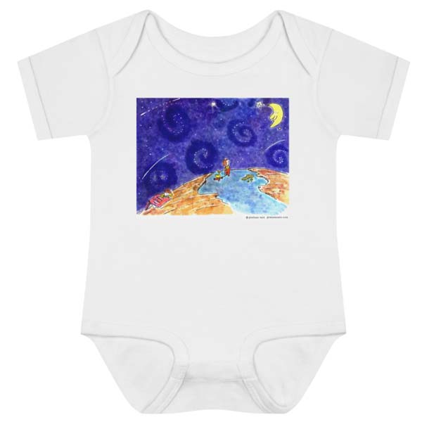 moon and me onesie