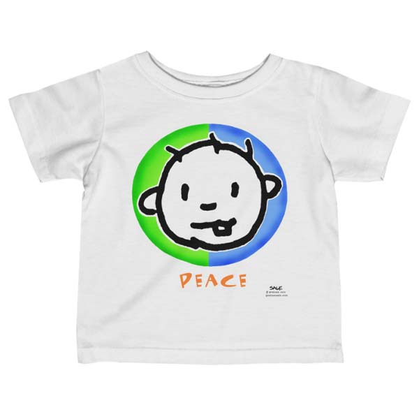 peace face t-shirt