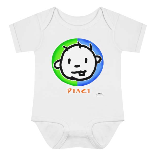 peace face onesie