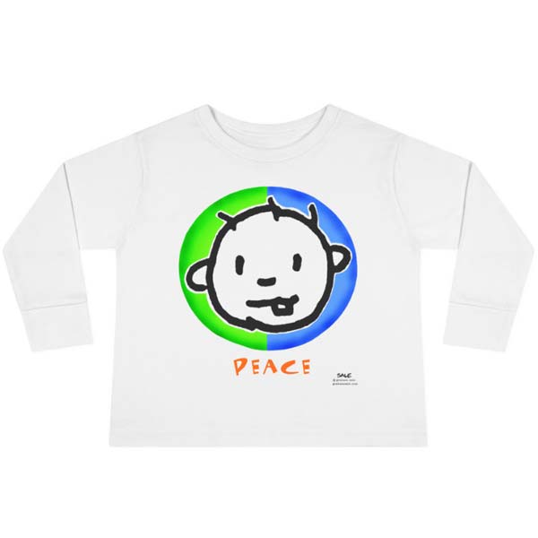 peace face long sleeve t-shirt