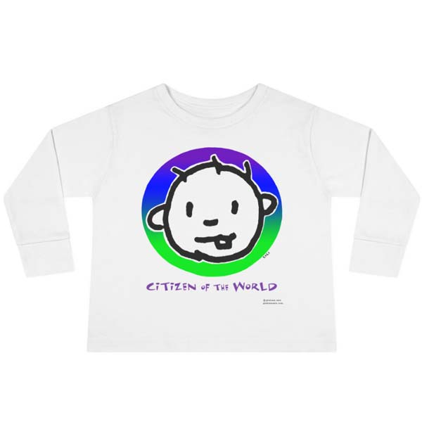 citizen of the world long sleeve t-shirt