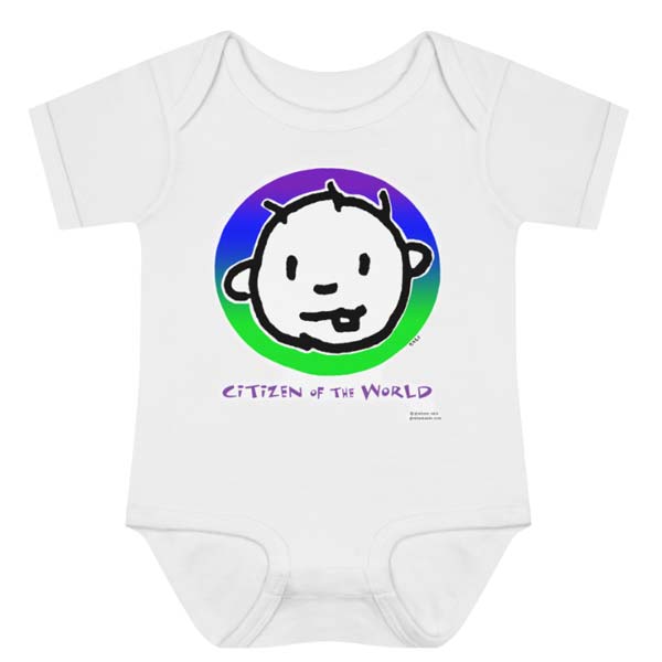 citizen of the world onesie