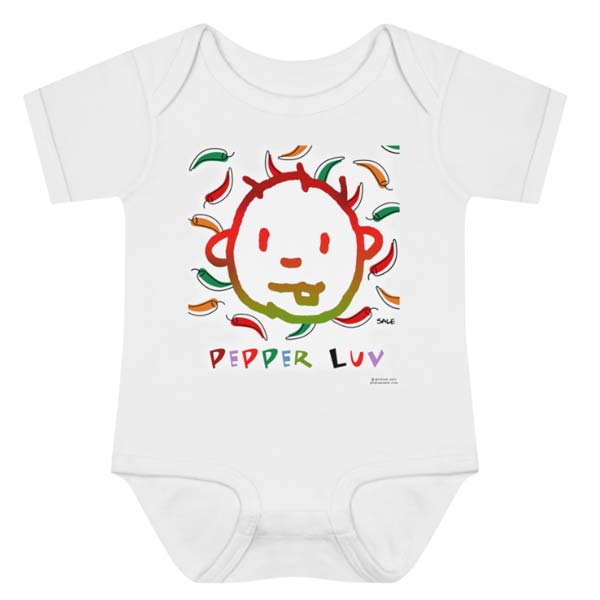 pepper luv onesie