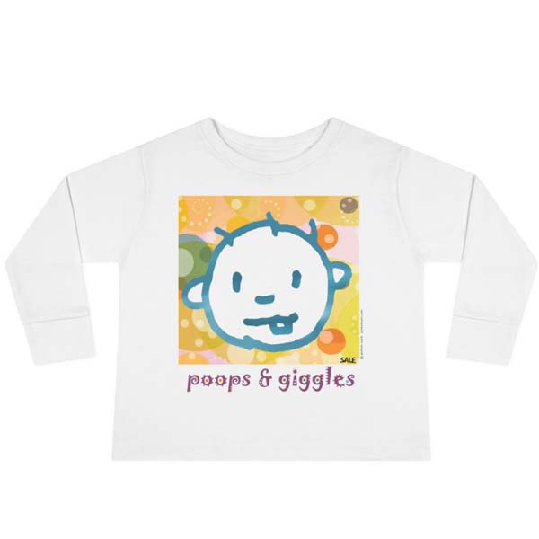 poops and giggles long sleeve t-shirt