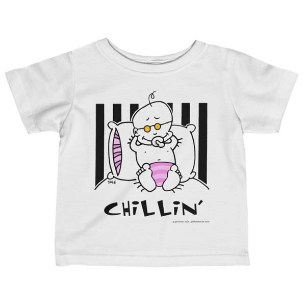 chillin pink t-shirt