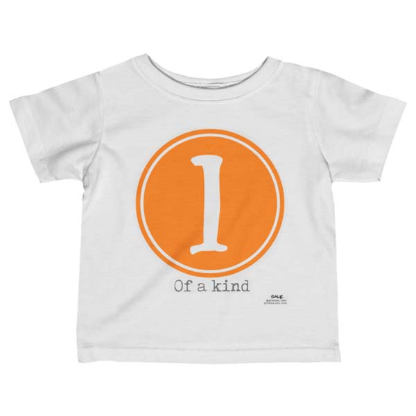 one of a kind tangerine t-shirt